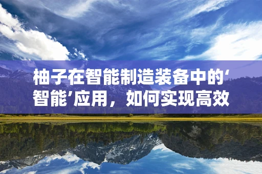 柚子在智能制造装备中的‘智能’应用，如何实现高效去皮与分拣？