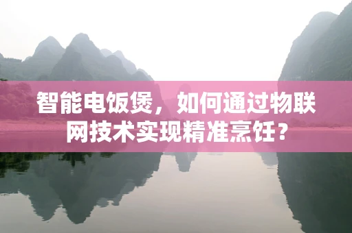 智能电饭煲，如何通过物联网技术实现精准烹饪？