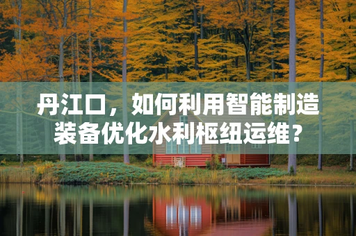 丹江口，如何利用智能制造装备优化水利枢纽运维？