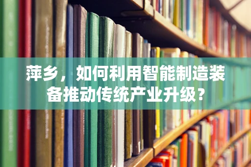 萍乡，如何利用智能制造装备推动传统产业升级？